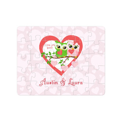 Valentine Owls 30 pc Jigsaw Puzzle (Personalized)