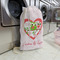 Valentine Owls Large Laundry Bag - In Context