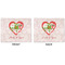 Valentine Owls Linen Placemat - APPROVAL (double sided)