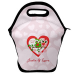 Valentine Owls Lunch Bag w/ Couple's Names