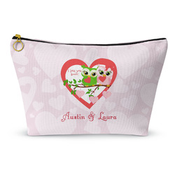 Valentine Owls Makeup Bag - Small - 8.5"x4.5" (Personalized)