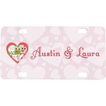 Valentine Owls Mini/Bicycle License Plate (Personalized)