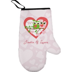 Valentine Owls Oven Mitt (Personalized)