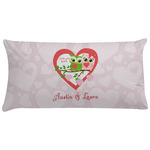 Valentine Owls Pillow Case - King (Personalized)