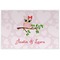 Valentine Owls Personalized Placemat (Back)