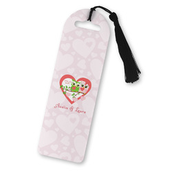 Valentine Owls Plastic Bookmark (Personalized)