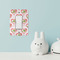 Valentine Owls Rocker Light Switch Covers - Single - IN CONTEXT