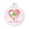 Valentine Owls Round Pet Tag