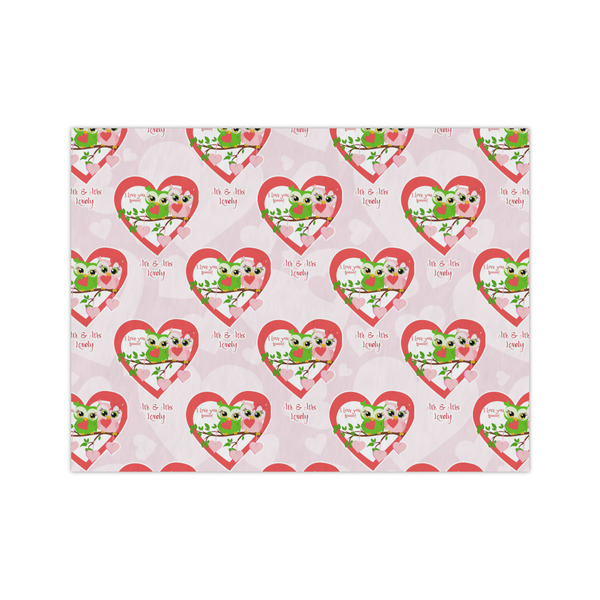 Custom Valentine Owls Medium Tissue Papers Sheets - Lightweight (Personalized)