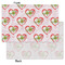 Valentine Owls Tissue Paper - Lightweight - Small - Front & Back