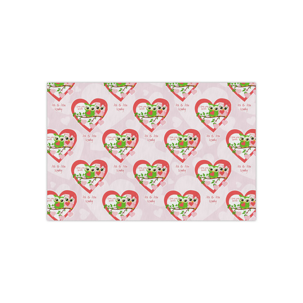 Custom Valentine Owls Small Tissue Papers Sheets - Lightweight (Personalized)