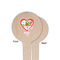 Valentine Owls Wooden 4" Food Pick - Round - Single Sided - Front & Back