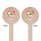 Valentine Owls Wooden 7.5" Stir Stick - Round - Double Sided - Front & Back