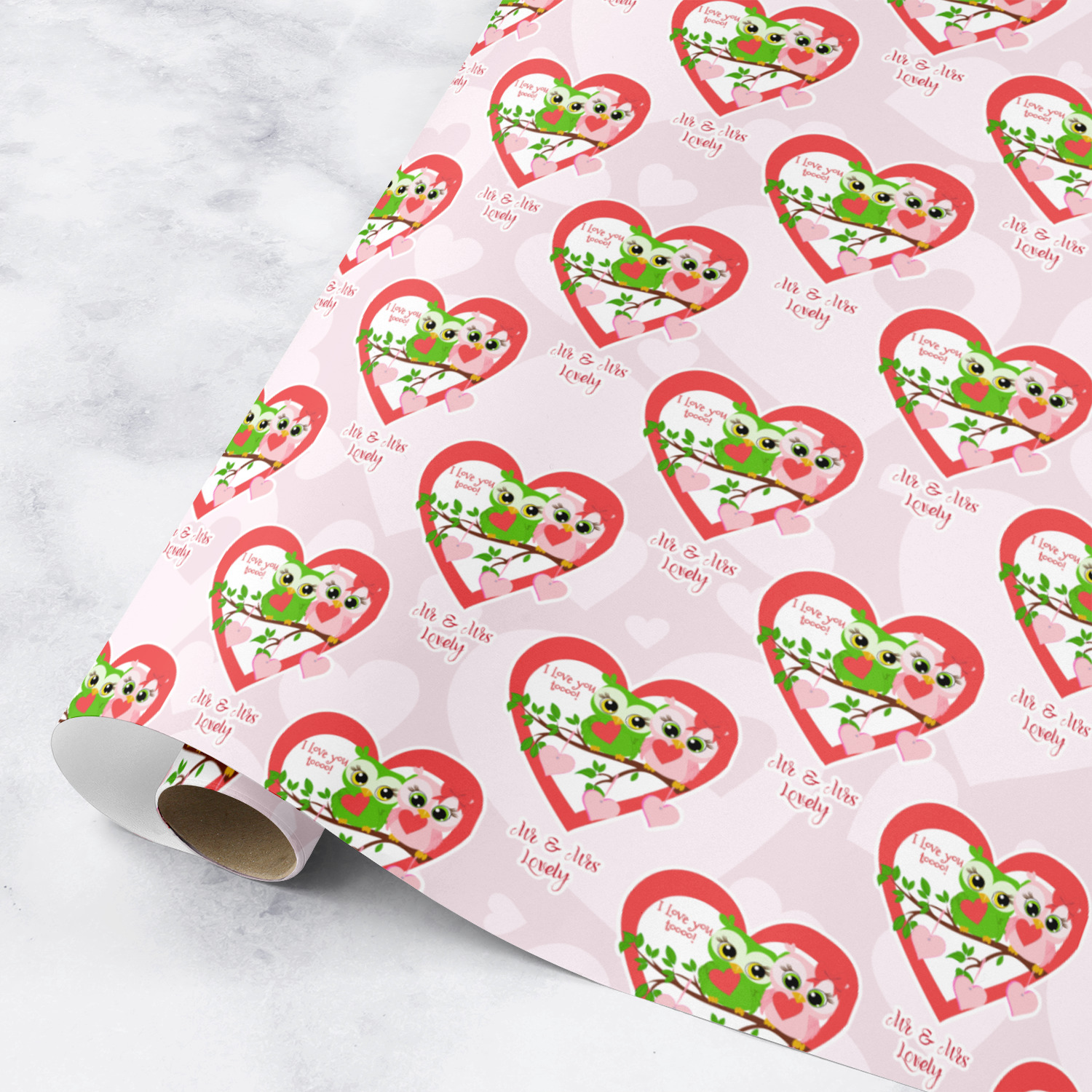 wrapping paper  Valentines gift wrap, Owl valentines, Owl gifts