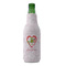 Valentine Owls Zipper Bottle Cooler - FRONT (bottle)