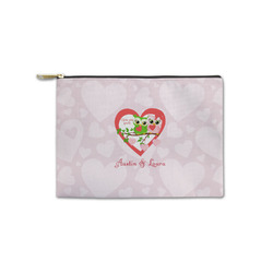 Valentine Owls Zipper Pouch - Small - 8.5"x6" (Personalized)