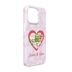 Valentine Owls iPhone Case - Plastic - iPhone 13 Pro (Personalized)