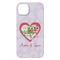 Valentine Owls iPhone 14 Plus Case - Back