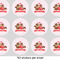 Chipmunk Couple 1" Multipurpose Round Labels - Sheet