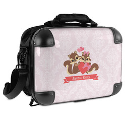 Chipmunk Couple Hard Shell Briefcase - 15" (Personalized)