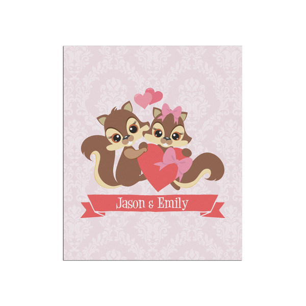 Custom Chipmunk Couple Poster - Matte - 20x24 (Personalized)