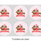 Chipmunk Couple 3" Multipurpose Round Labels - Sheet