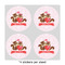 Chipmunk Couple 4" Multipurpose Round Labels - Sheet