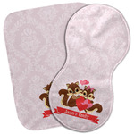 Chipmunk Couple Burp Cloth (Personalized)