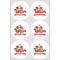 Chipmunk Couple Drink Topper - XLarge - Set of 6