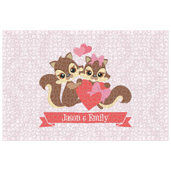 Chipmunk Couple Jigsaw Puzzle - 1000-piece (Personalized)