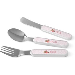 Chipmunk Couple Kid's Flatware (Personalized)