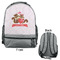 Chipmunk Couple Large Backpack - Gray - Front & Back View