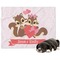 Chipmunk Couple Microfleece Dog Blanket - Regular