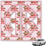 Chipmunk Couple Monogram Car Decal (Personalized)