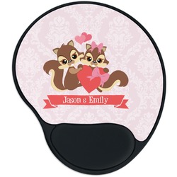 Chipmunk Couple Mouse Pad with Wrist Support