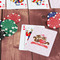 Chipmunk Couple On Table with Poker Chips