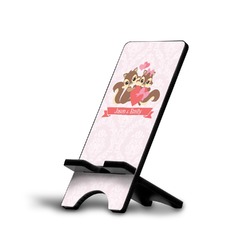 Chipmunk Couple Cell Phone Stand (Large) (Personalized)
