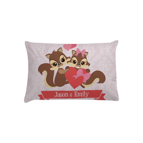 Custom Chipmunk Couple Pillow Case - Toddler (Personalized)