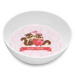 Chipmunk Couple Melamine Bowl - 8 oz (Personalized)