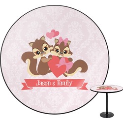 Chipmunk Couple Round Table (Personalized)