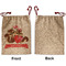 Chipmunk Couple Santa Bag - Approval - Front