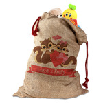 Chipmunk Couple Santa Sack (Personalized)