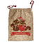 Chipmunk Couple Santa Bag - Front