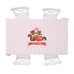 Chipmunk Couple Tablecloth - 58"x102" (Personalized)