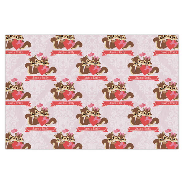 Custom Chipmunk Couple X-Large Tissue Papers Sheets - Heavyweight (Personalized)