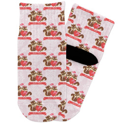 Chipmunk Couple Toddler Ankle Socks (Personalized)
