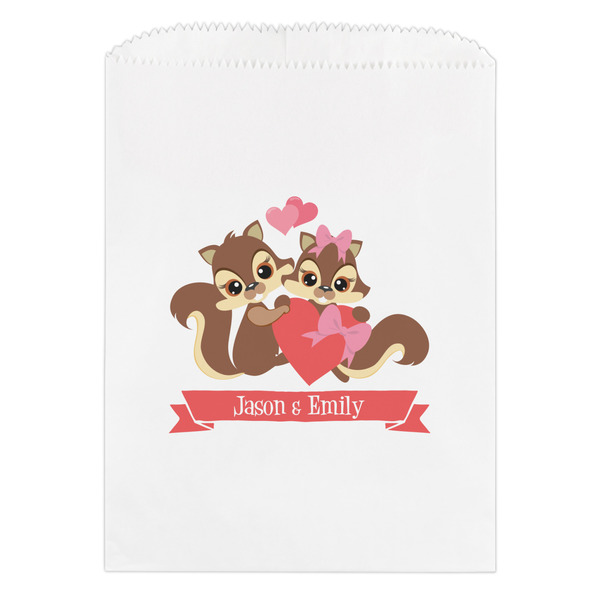 Custom Chipmunk Couple Treat Bag (Personalized)