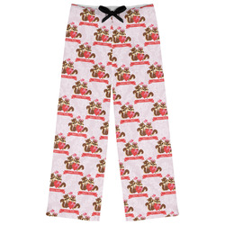 Chipmunk Couple Womens Pajama Pants - M (Personalized)