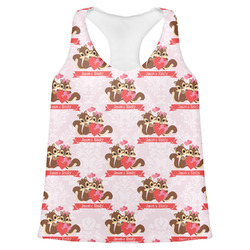 Chipmunk Couple Womens Racerback Tank Top - Medium (Personalized)