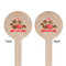 Chipmunk Couple Wooden 6" Stir Stick - Round - Double Sided - Front & Back